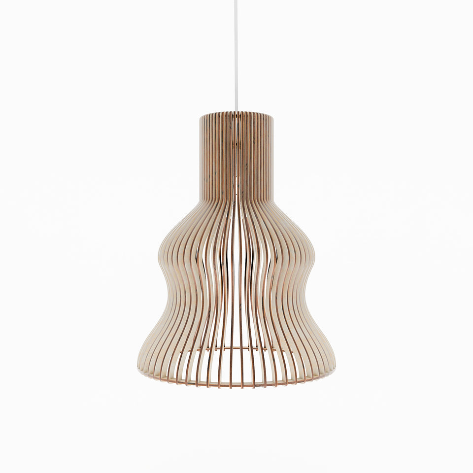 Kjoleen Handcrafted Scandinavian Wooden Pendant Light by Frellio – View 12
