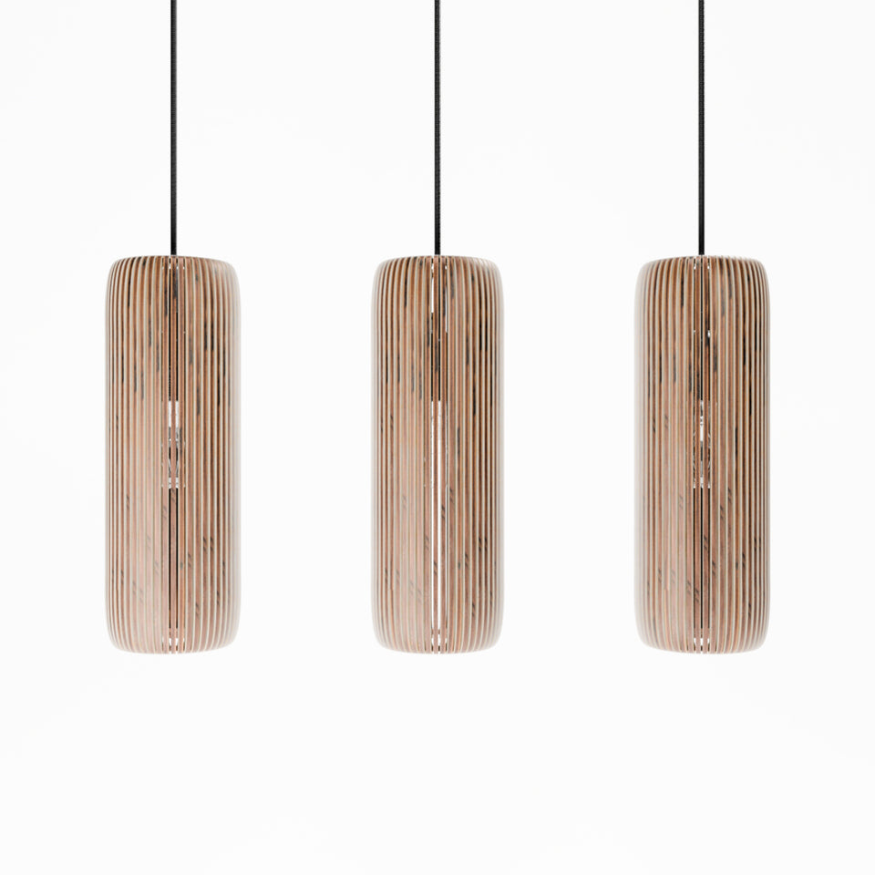 Noortal Z Handcrafted Wooden Pendant Light by Frellio – Scandinavian Design